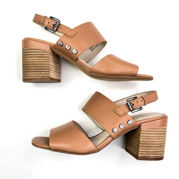 Caslon Shoes - Caslon |Tan Caramel Genuine Leather Slingback Heel